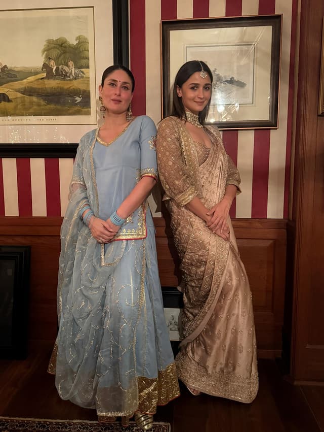 ఈ దీపావళికి దీపాలను మించి వెలిగిన ఆలియా భట్!