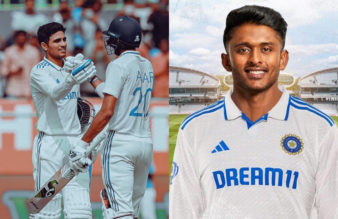 సాయి సుదర్శన్ ఇన్, శుభ్‌మన్ అవుట్!