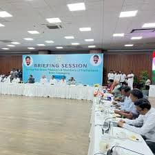 పార్లమెంట్ సెషన్ పై ఎంపీ లతో డిప్యూటీ  సీఎం  మీటింగ్