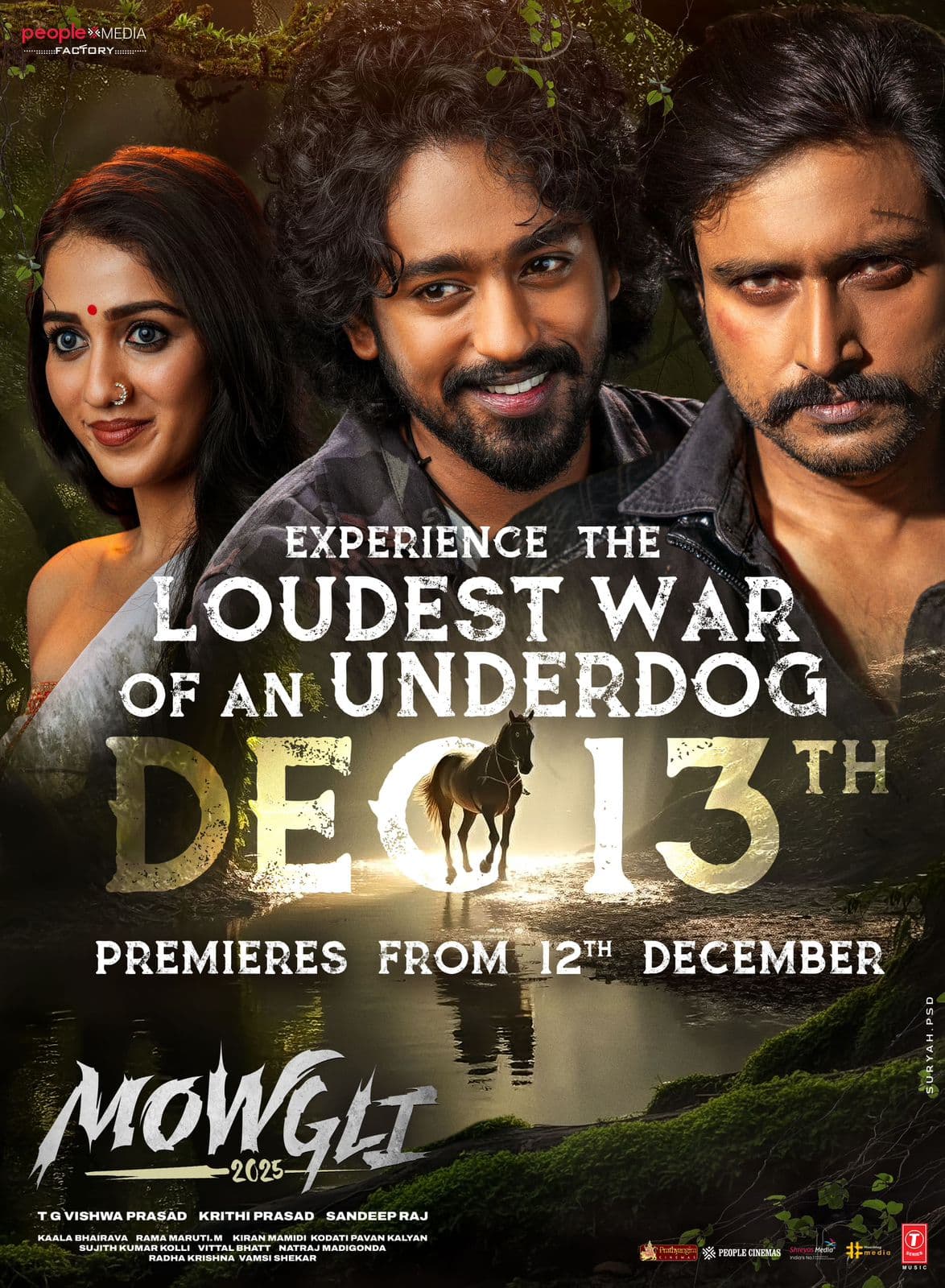 13 న మోగ్లీ మూవీ రిలీజ్...