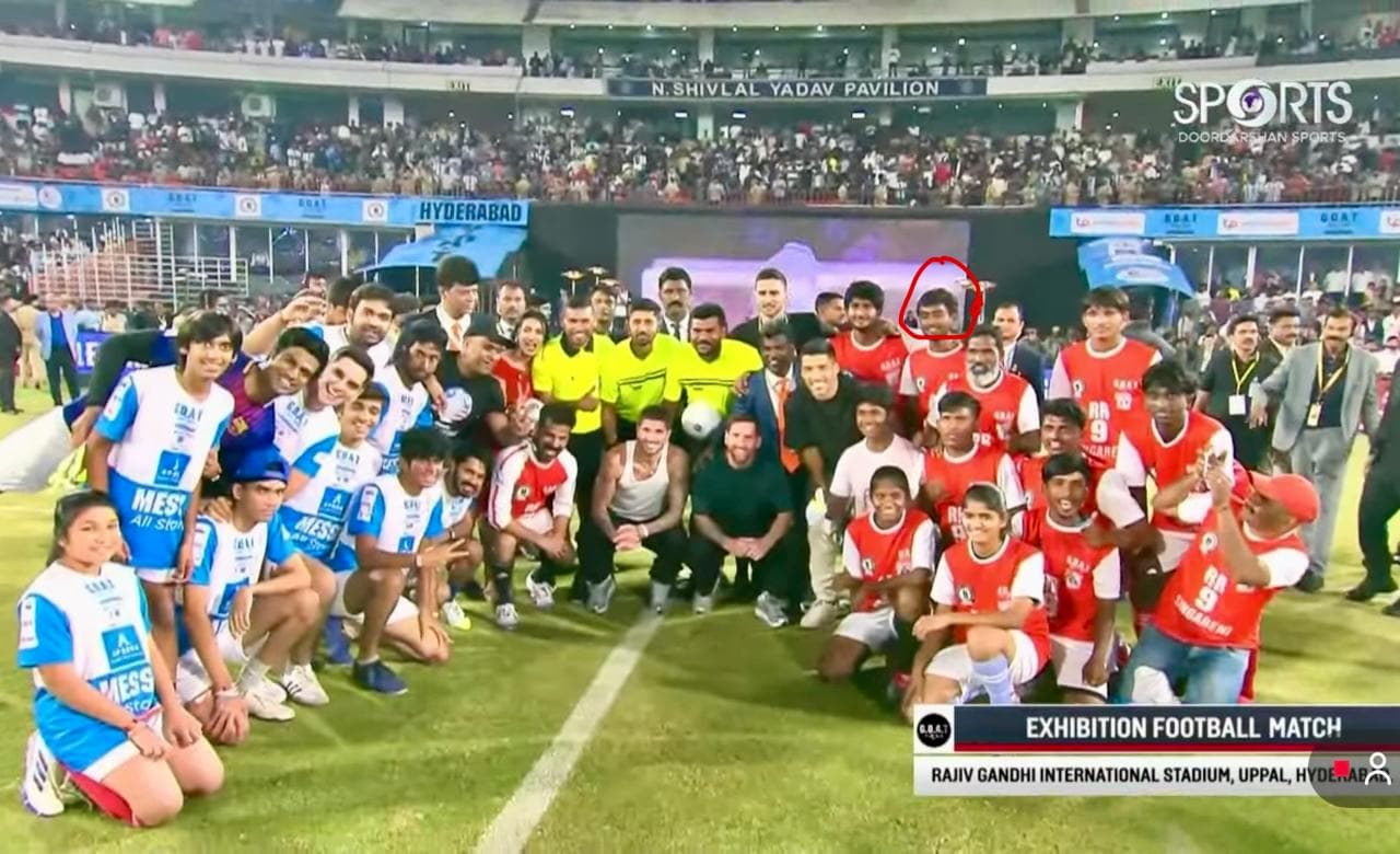 ఉప్పల్ స్టేడియంలో మెస్సీ, రేవంత్ ఫుట్బాల్ మ్యాచ్