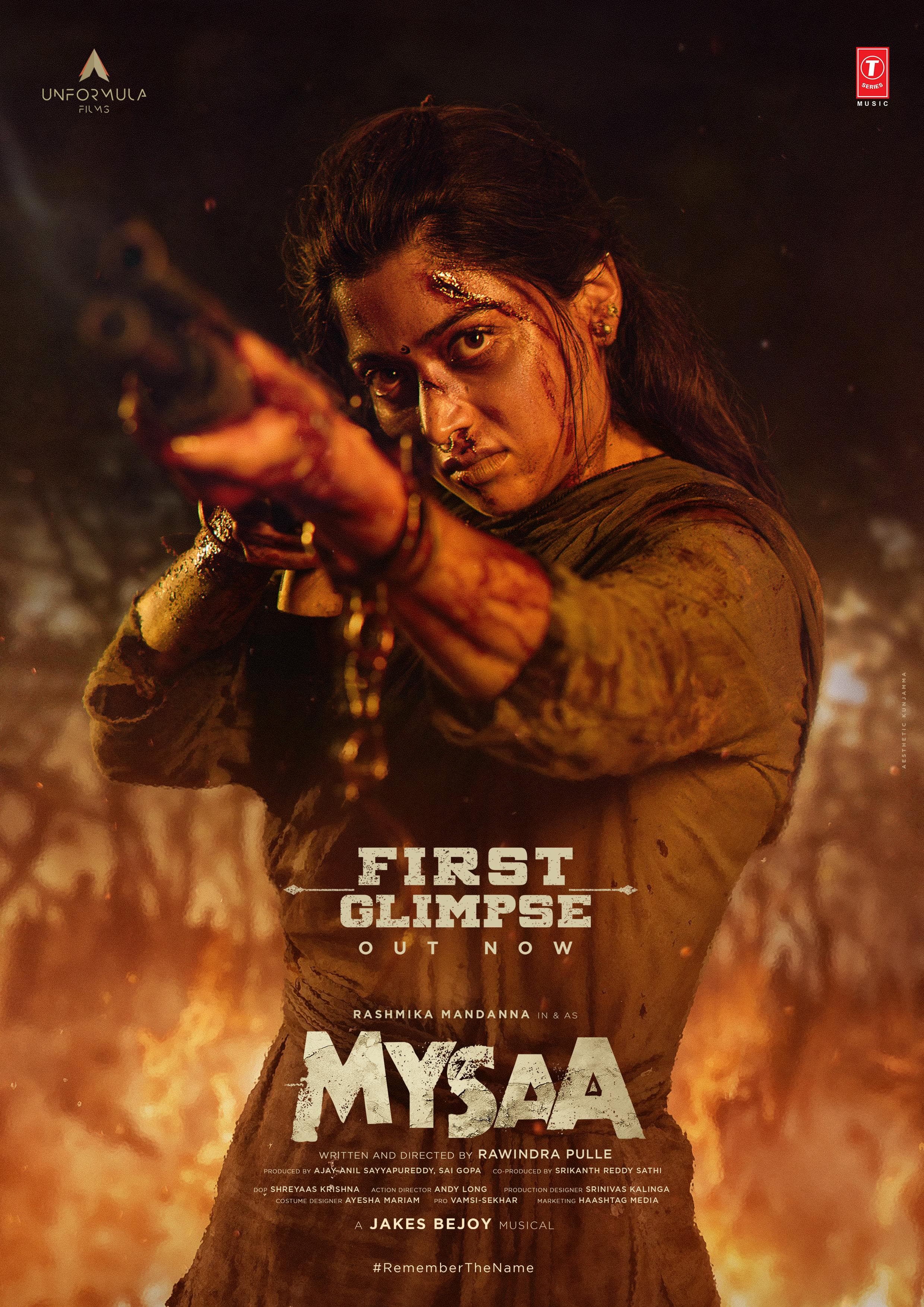 రష్మిక మందన్న మైసా మూవీ ఫస్ట్ గ్లింప్స్ విడుదల