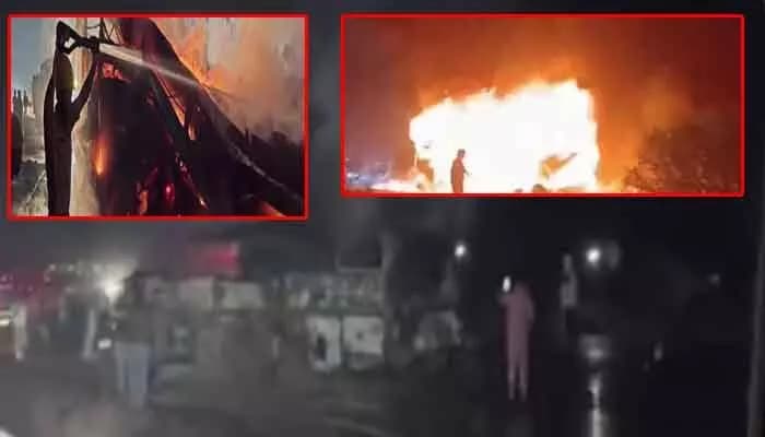 బెంగళూరులో ఘోర రోడ్డు ప్రమాదం… బస్సు దగ్ధం, 20 మందికి పైగా మృతి