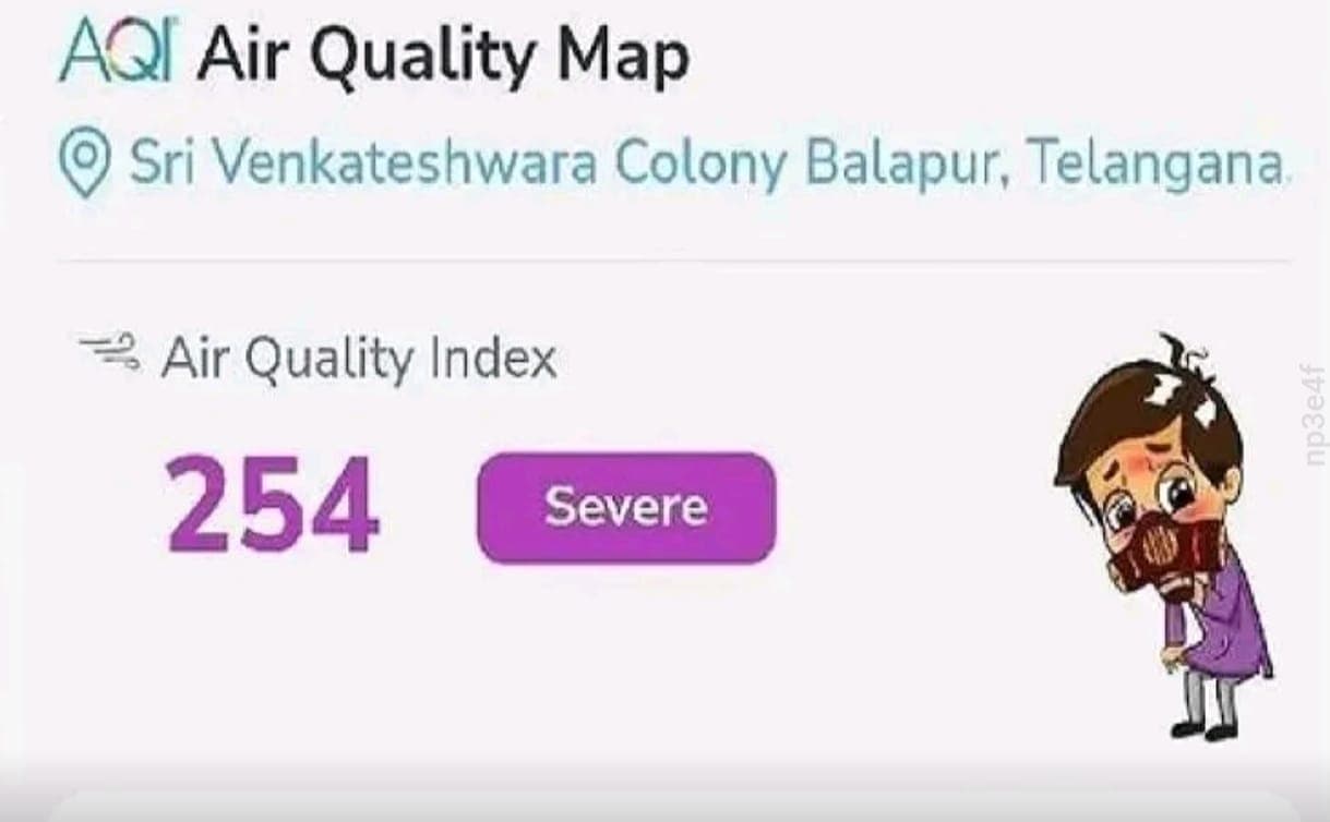 హైదరాబాద్‌లో ప్రమాదకర స్థాయికి చేరిన గాలి కాలుష్యం