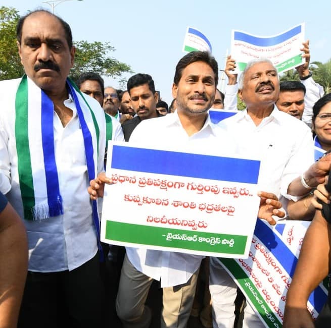 ఏపీ అసెంబ్లీ బడ్జెట్ సమావేశాల్లో వైఎస్సార్సీపీ నిరసన