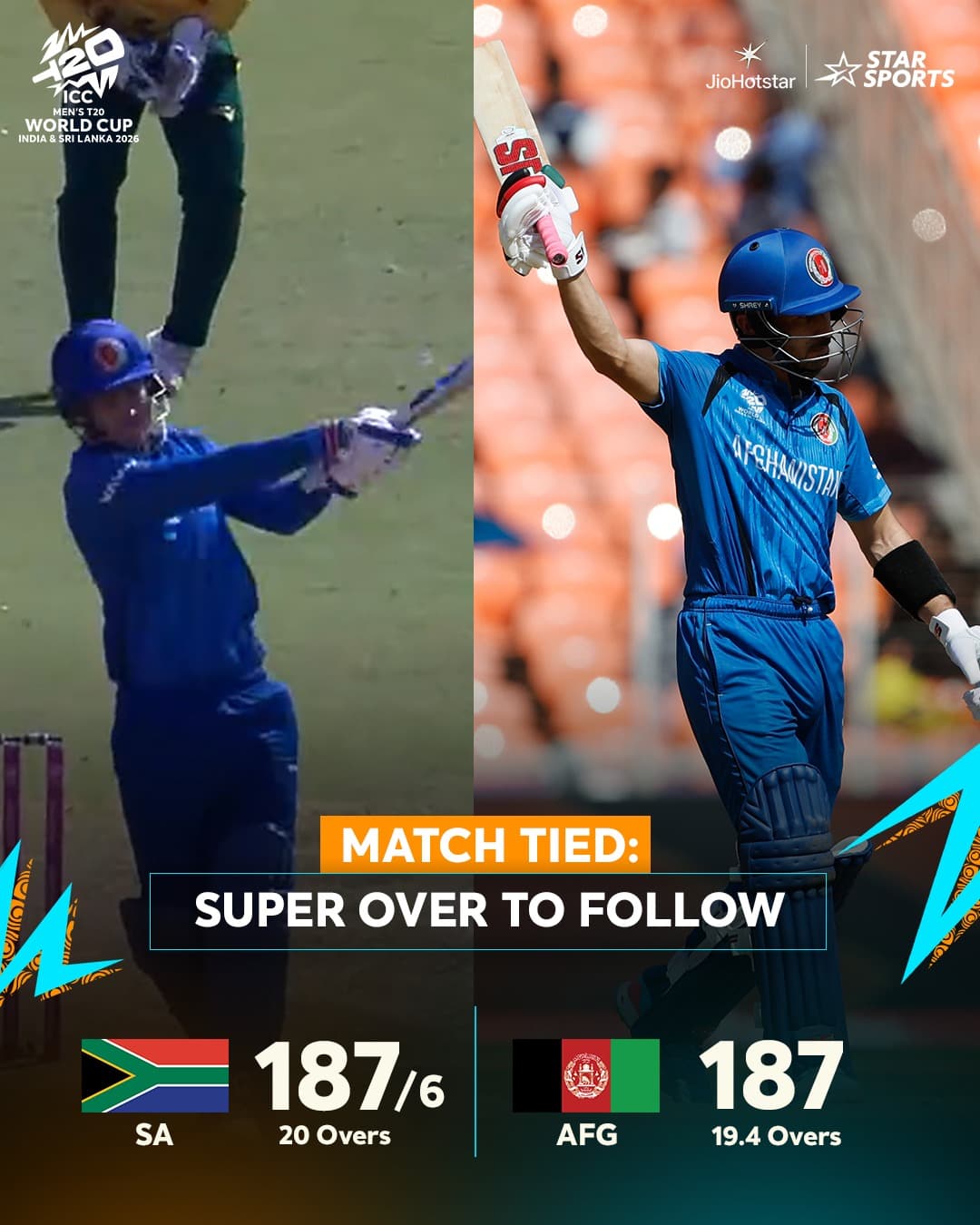 గెలుపు అంచుల్లో ఆఫ్గనిస్తాన్.. చివర్లో మ్యాచ్ టై