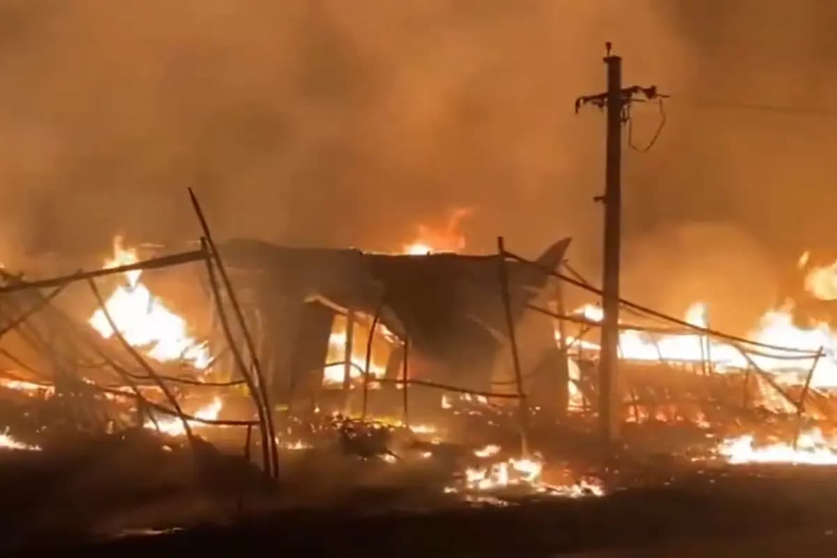 హైదరాబాద్ బాచుపల్లిలో భారీ అగ్ని ప్రమాదం