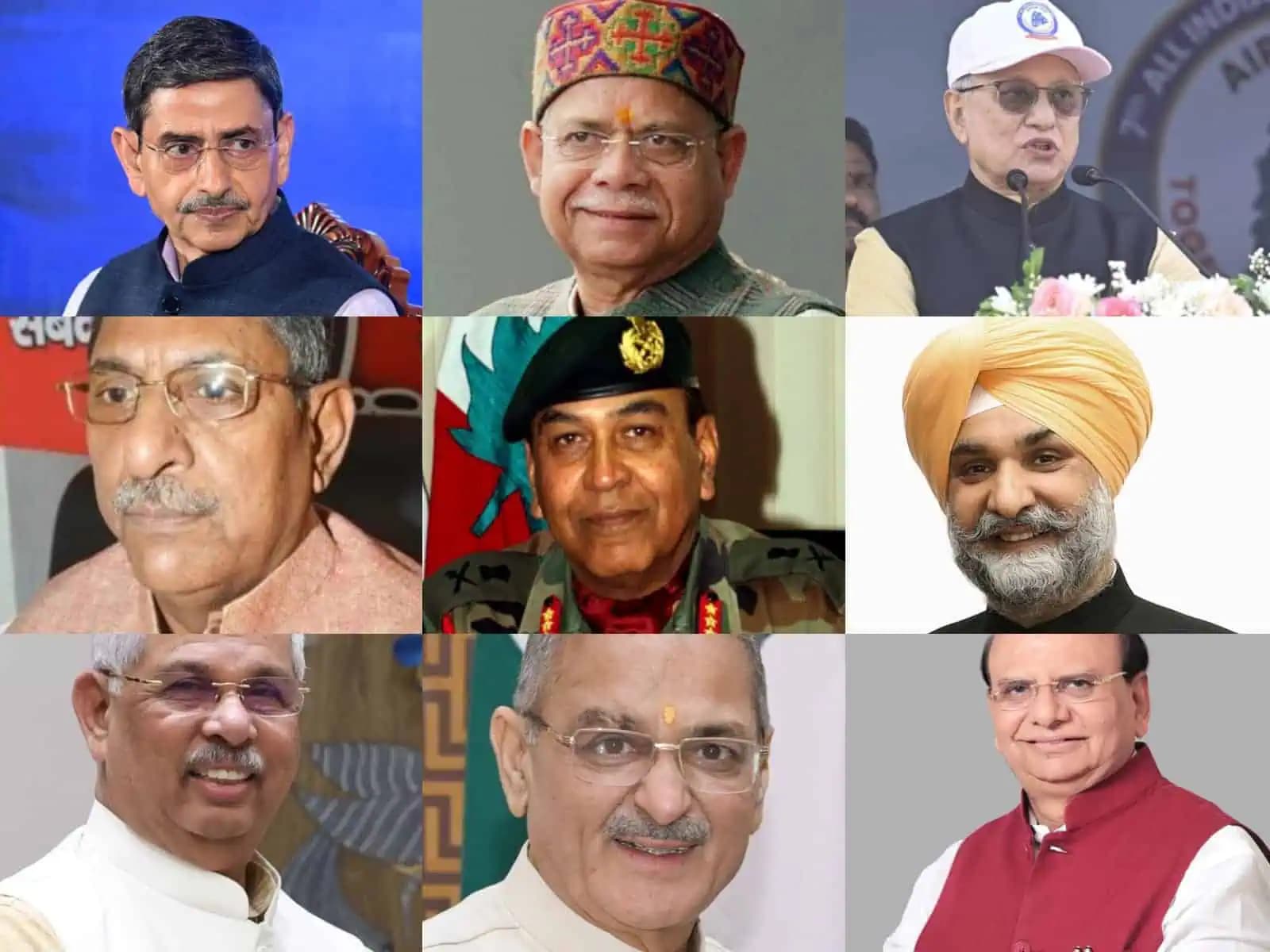  9 స్టేట్స్ కు కొత్త గవర్నర్లు