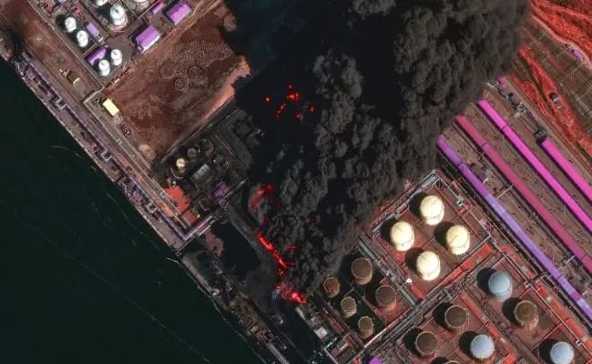 రష్యా చమురు పోర్టుపై ఉక్రెయిన్ దాడి