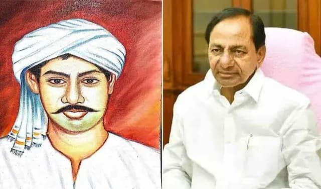దొడ్డి కొమరయ్యకు కేసీఆర్ నివాళులు