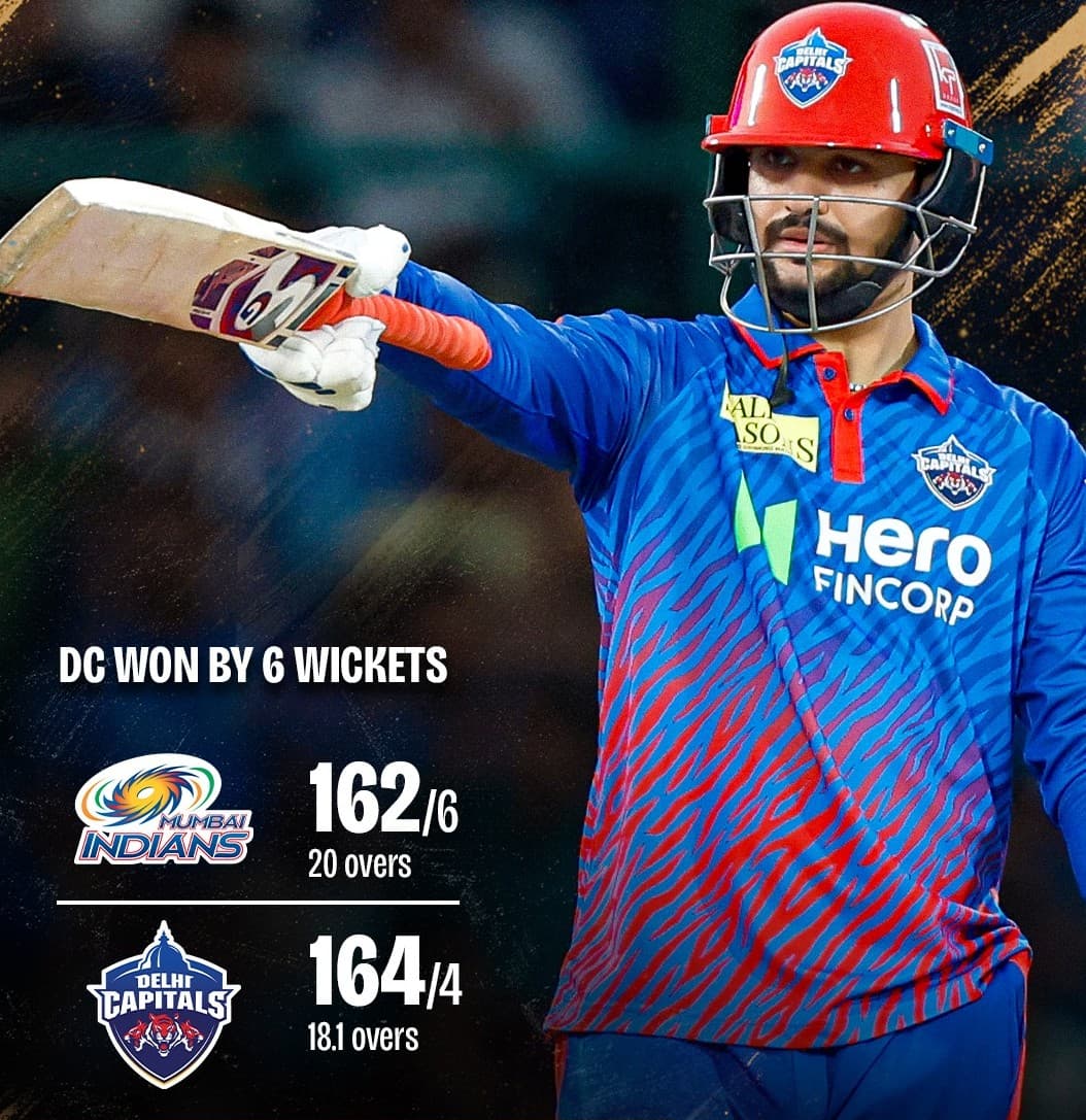 IPL 2026: ​ముంబైపై ఢిల్లీ ఘనవిజయం... సమీర్ రిజ్వీ మెరుపు ఇన్నింగ్స్ 