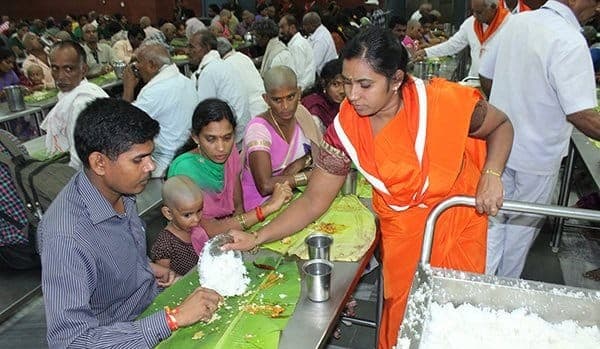 తిరుమల ఉచిత అన్నదానం పై సీఎం చంద్రబాబు అభినందనలు