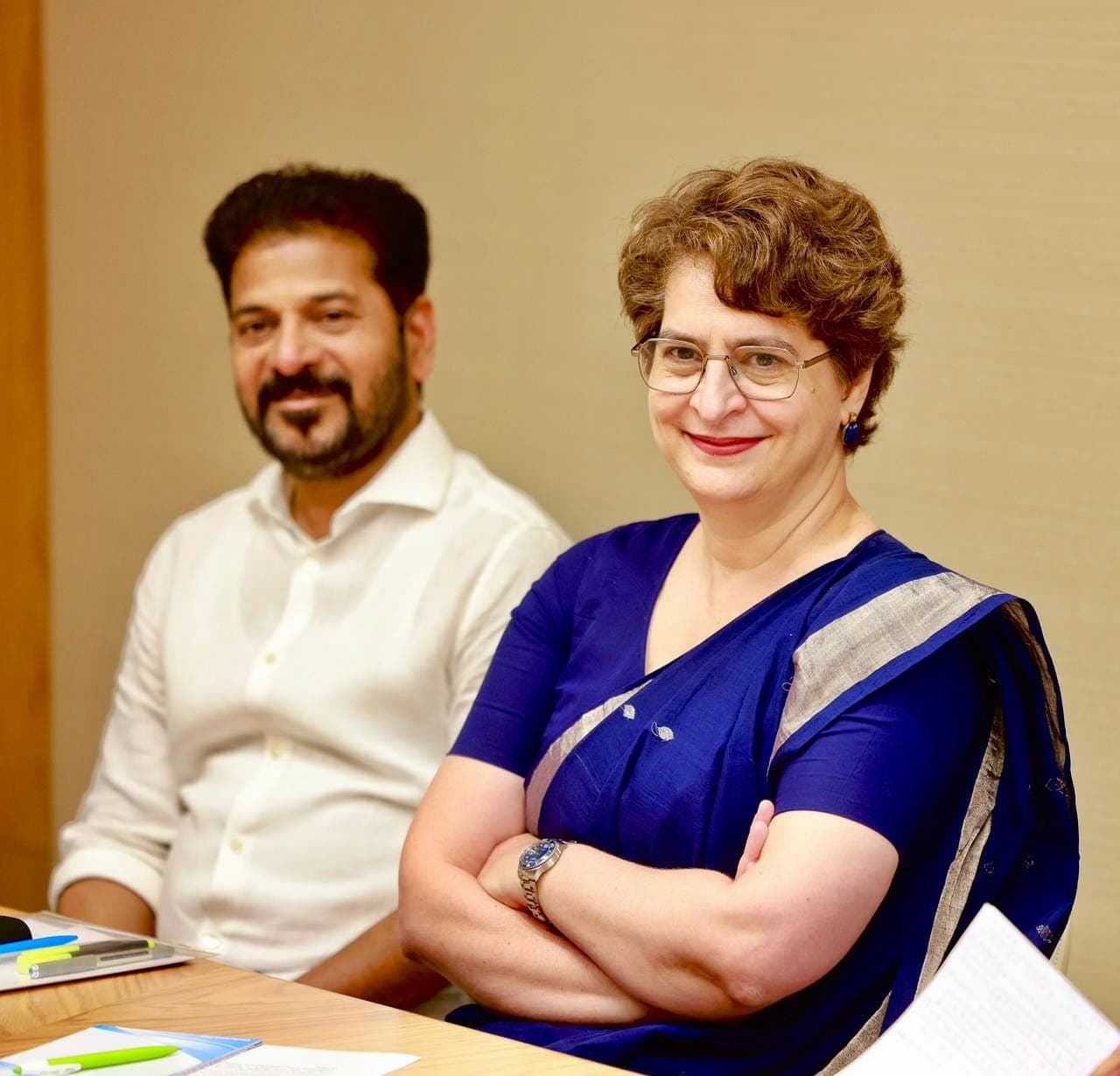 Cwc మీటింగ్ లో పాల్గొన్న సీఎం రేవంత్