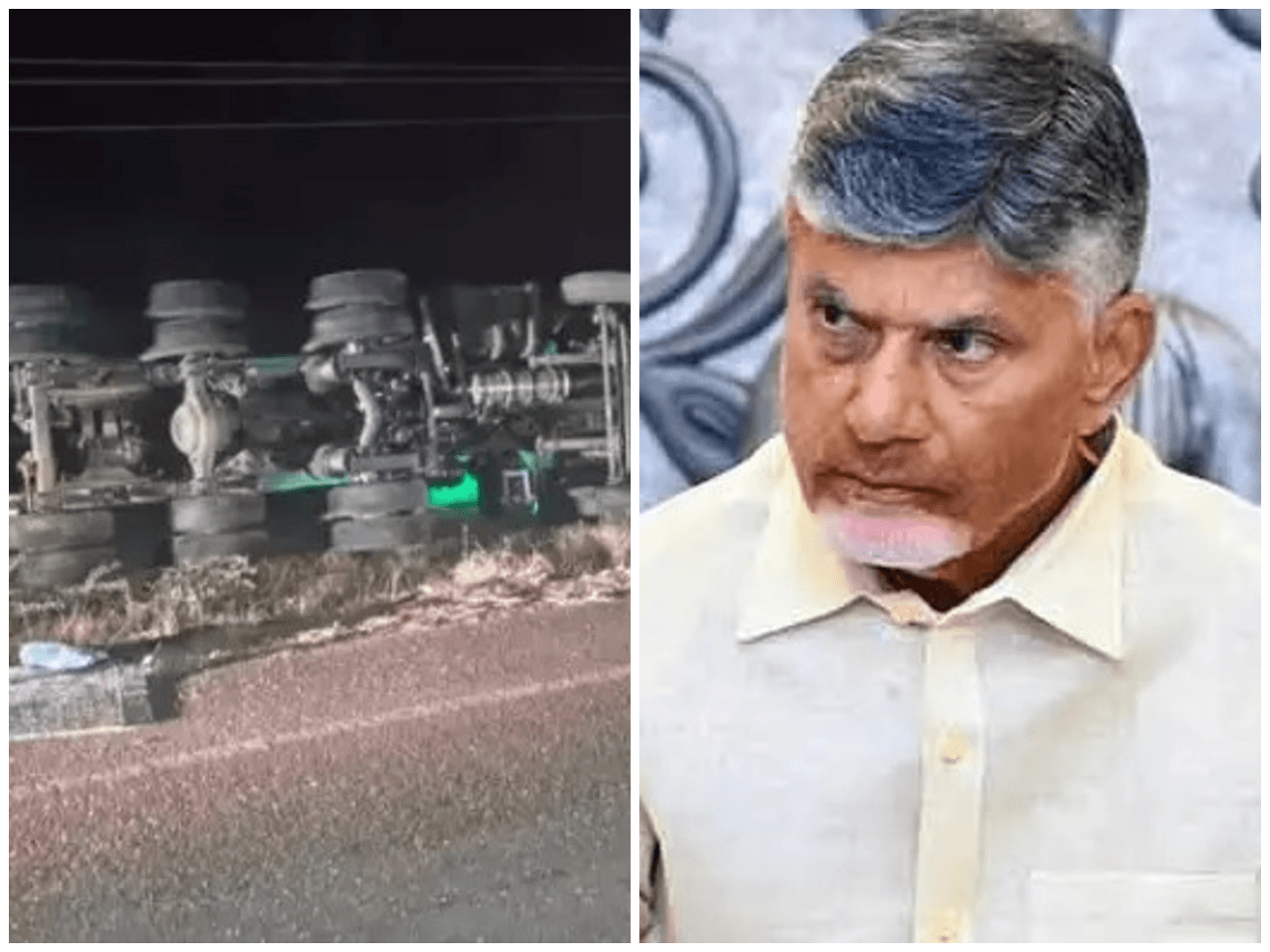 కర్నూలు జిల్లా రోడ్డు ప్రమాదంపై ముఖ్యమంత్రి చంద్రబాబు దిగ్భ్రాంతి
