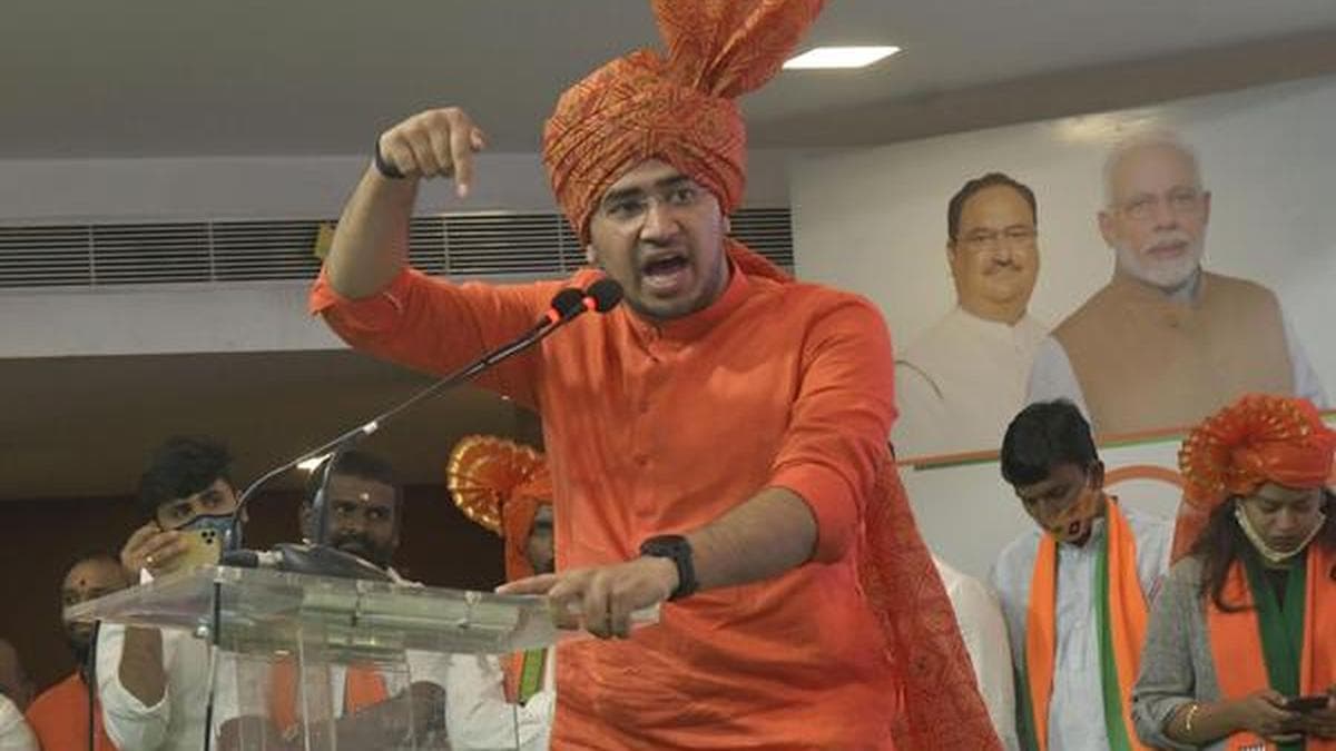 తెలంగాణపై తేజస్వి సూర్య వ్యాఖ్యలు వివాదాస్పదం