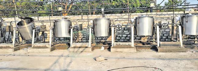 20 నిమిషాల్లో భారీ అన్నప్రసాదం సిద్ధం