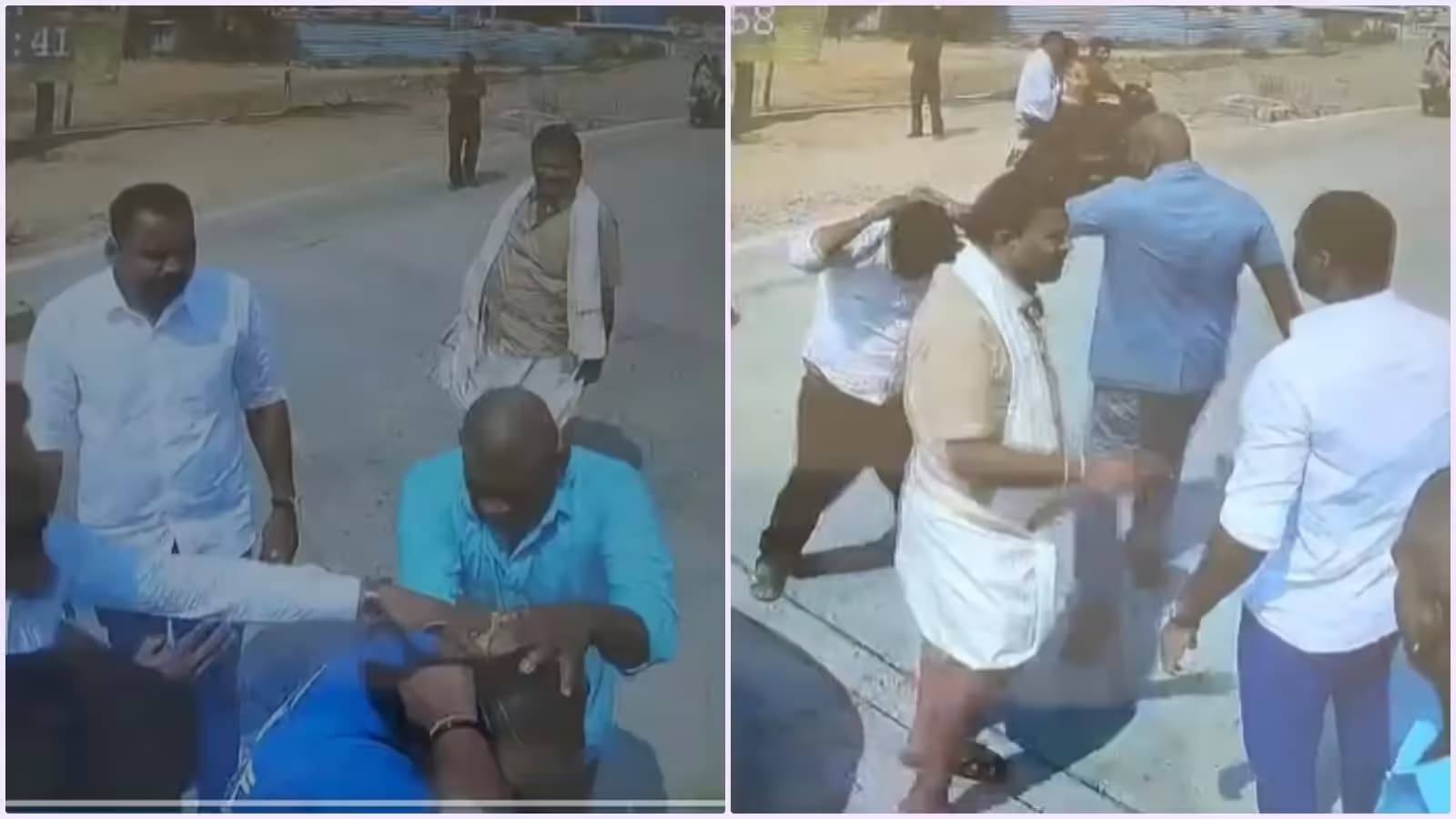 టోల్ గేట్ సిబ్బందిపై ఏపీ టీడీపీ ఎమ్మెల్యే దాడి 