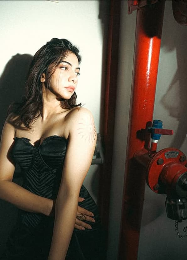 మడోన్నా బ్లాక్ గౌన్ లుక్లో క్లాసీ టచ్తో ప్యూర్ మ్యాజిక్ క్రియేట్ చేసింది!