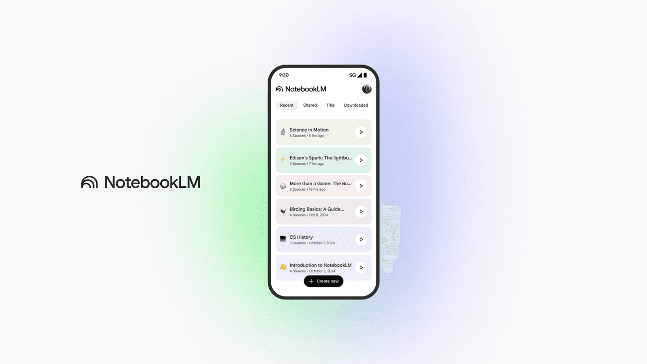 NotebookLM మొబైల్ యాప్లో కొత్త కెమెరా ఫీచర్