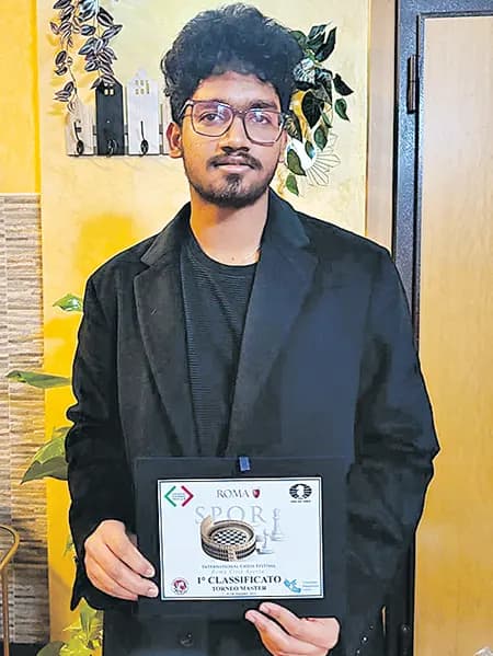 రోమ్ చెస్ కప్ ను దక్కించుకున్న ప్రణీత్