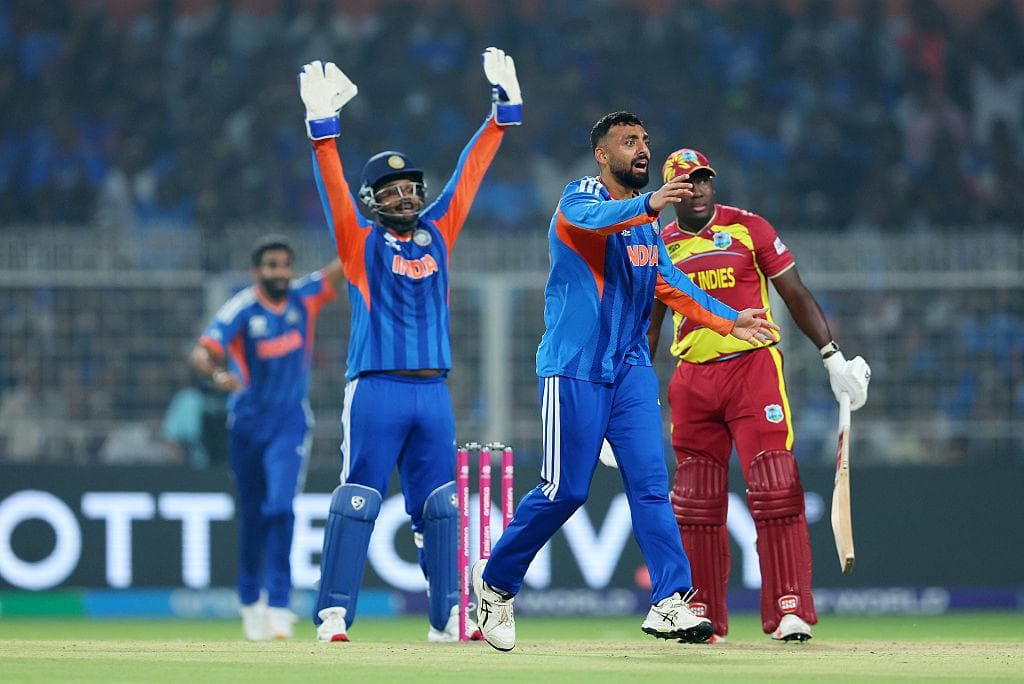 టీ20 వరల్డ్ కప్:సెమీ ఫైనల్ కు ఇండియా, వెస్ట్ ఇండీస్ పై ఘన విజయం!