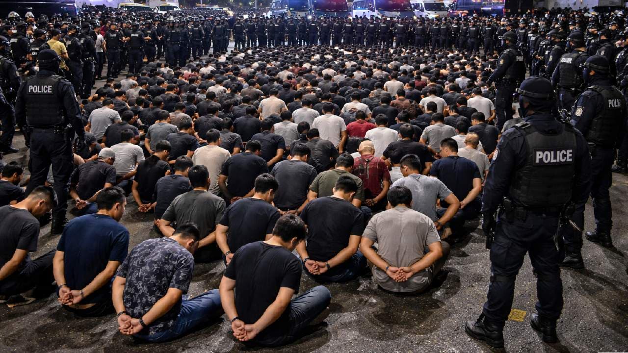 ఖతార్లో 313 మంది అరెస్ట్