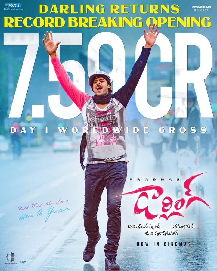 రీరిలీజ్లో రికార్డుల సునామీ సృష్టించిన డార్లింగ్ !